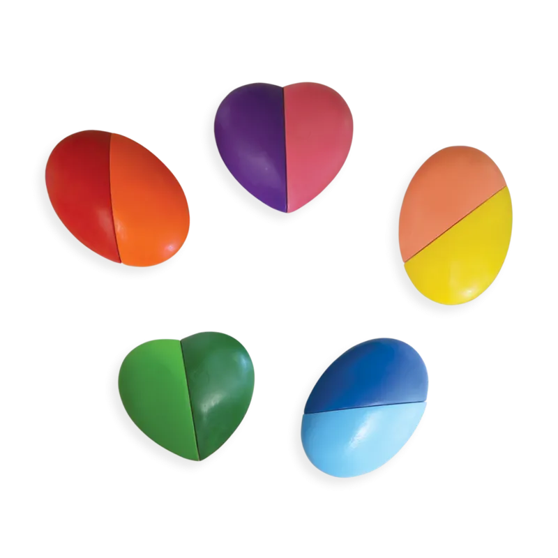 I Heart Art Erasable Crayons - Set of 6