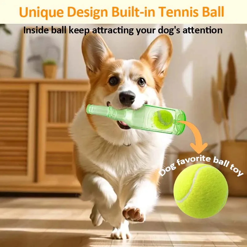 Interactive Squeaky Bottle Dog Toy: Enhance Playtime Fun
