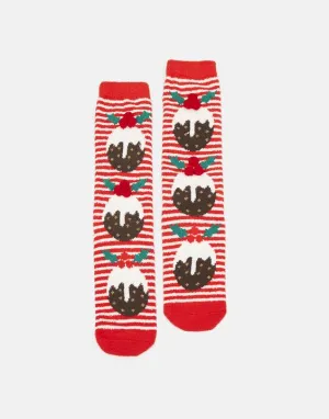 Joules Festive Fluffy Socks
