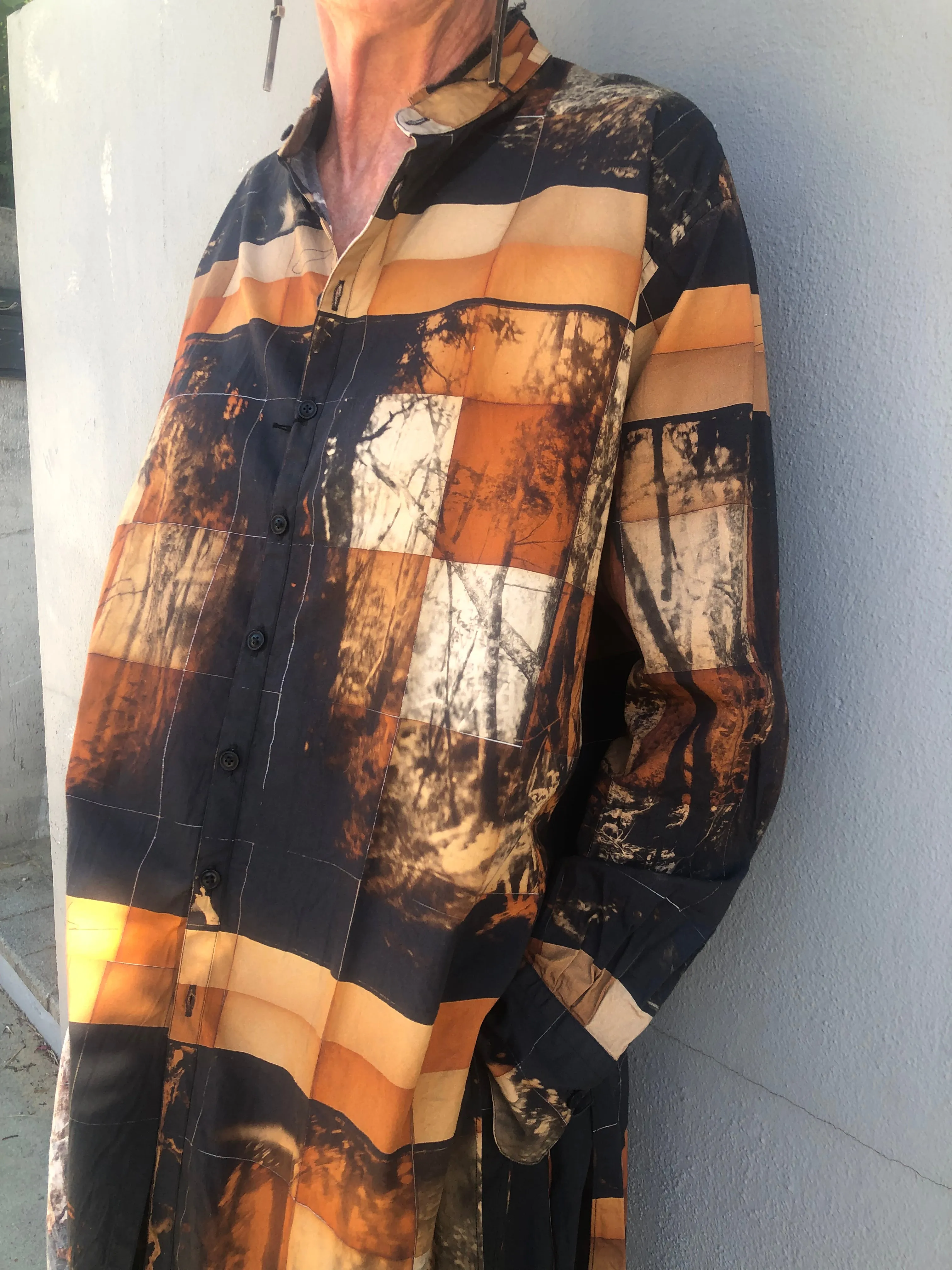 Klasica Atelier Forest print shirt