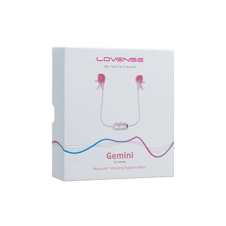 Lovense Gemini Bluetooth Controlled Vibrating Nipple Clamps