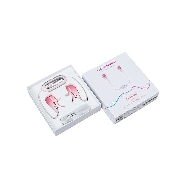 Lovense Gemini Bluetooth Controlled Vibrating Nipple Clamps