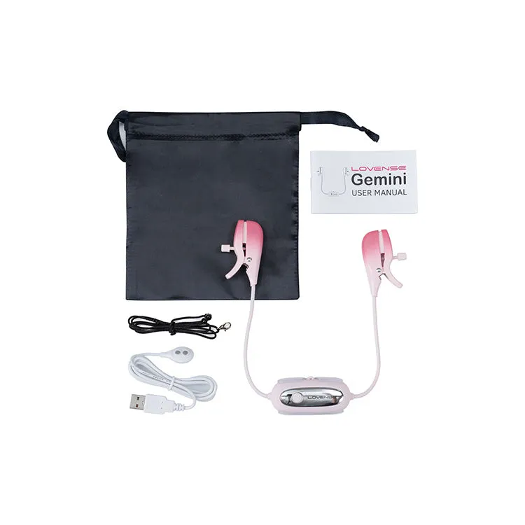 Lovense Gemini Bluetooth Controlled Vibrating Nipple Clamps