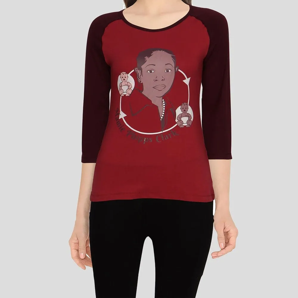 Mamie Phipps Clark Raglan Top [FINAL SALE]