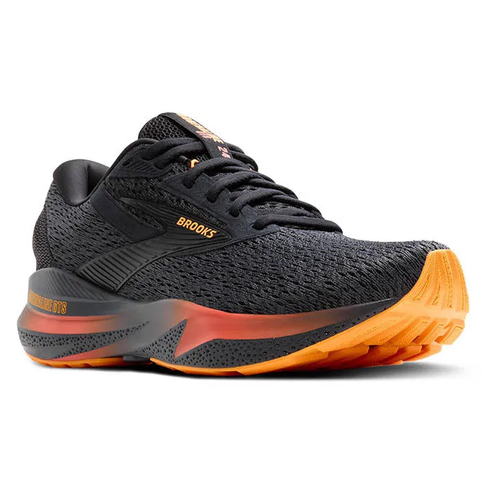 Mens Brooks Running Adrenaline GTS 24 in Black/Ebony/Burnt Sienna