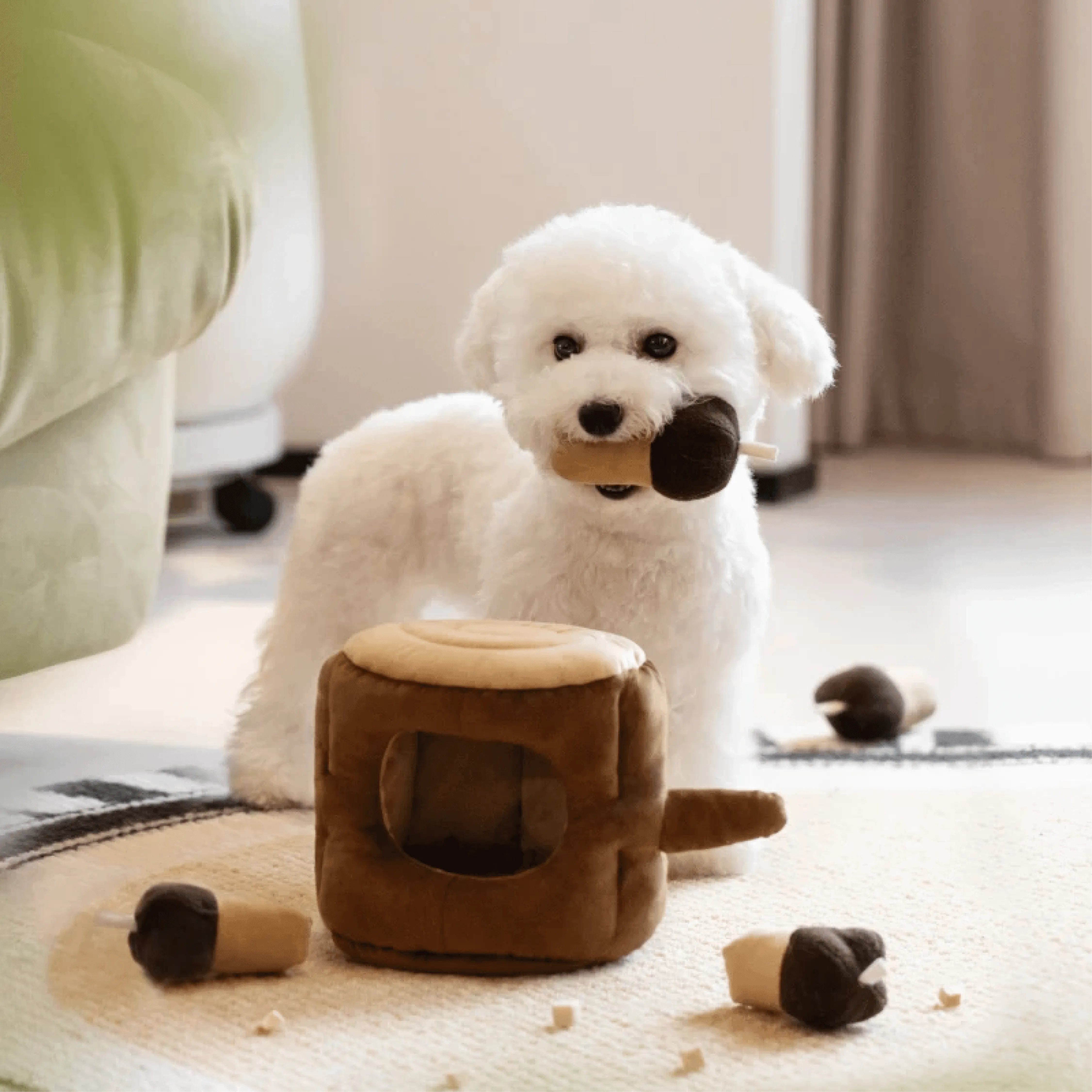Mewoo - Bark and Birch Snuffle Toy