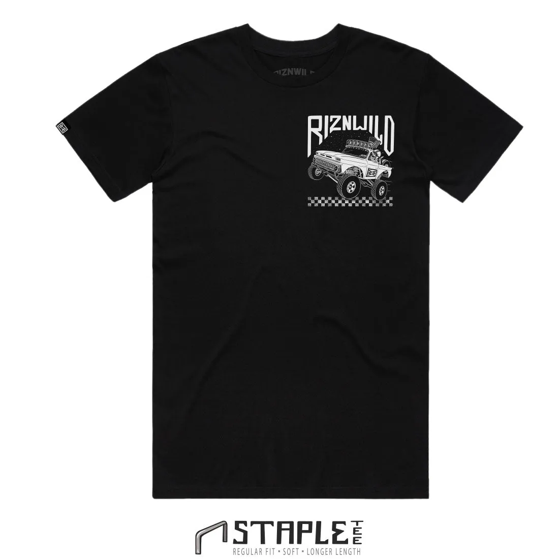 MIDNIGHT MENS STAPLE TEE IN BLACK