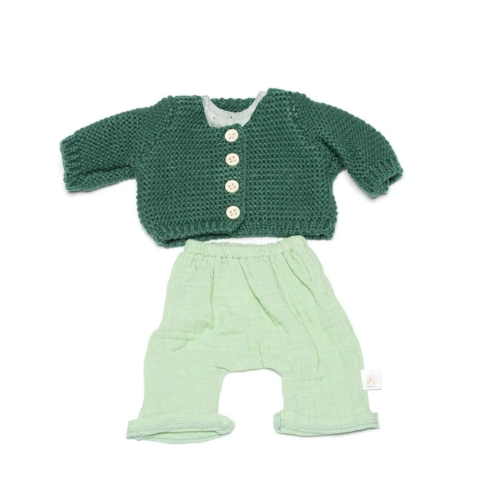 Miniland Doll 38cm Caucasian With Clothes