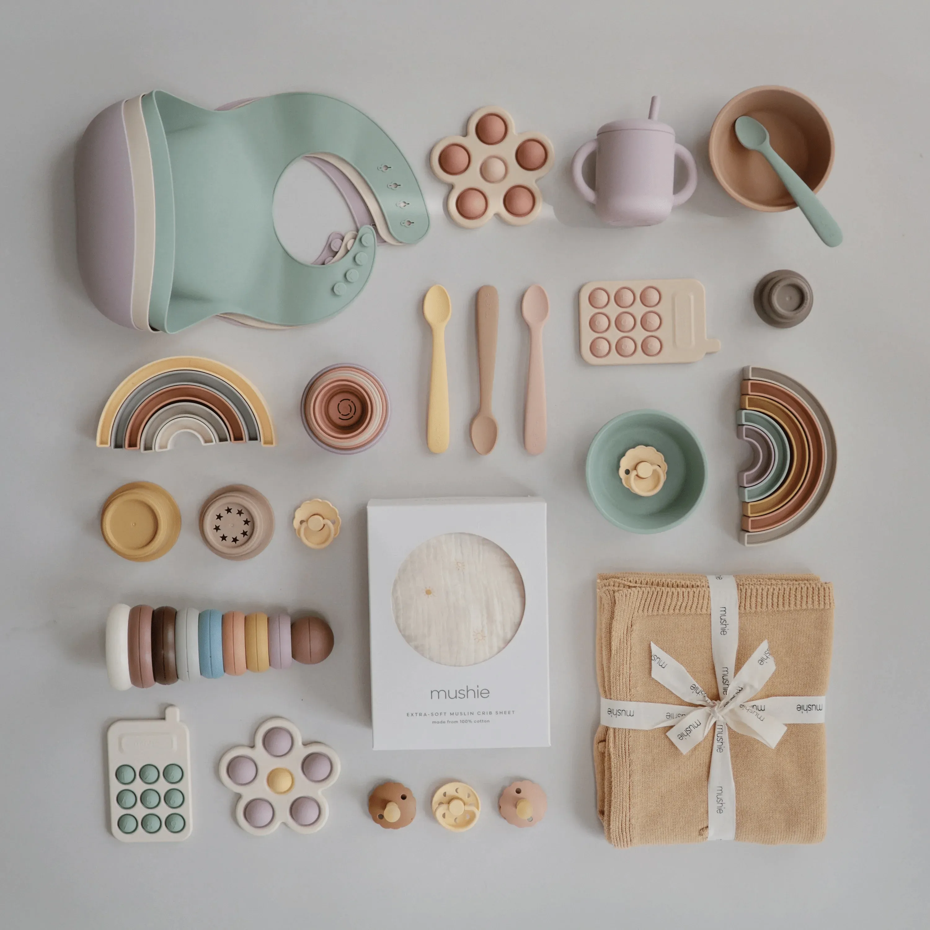 Mushie Flower Press Toy