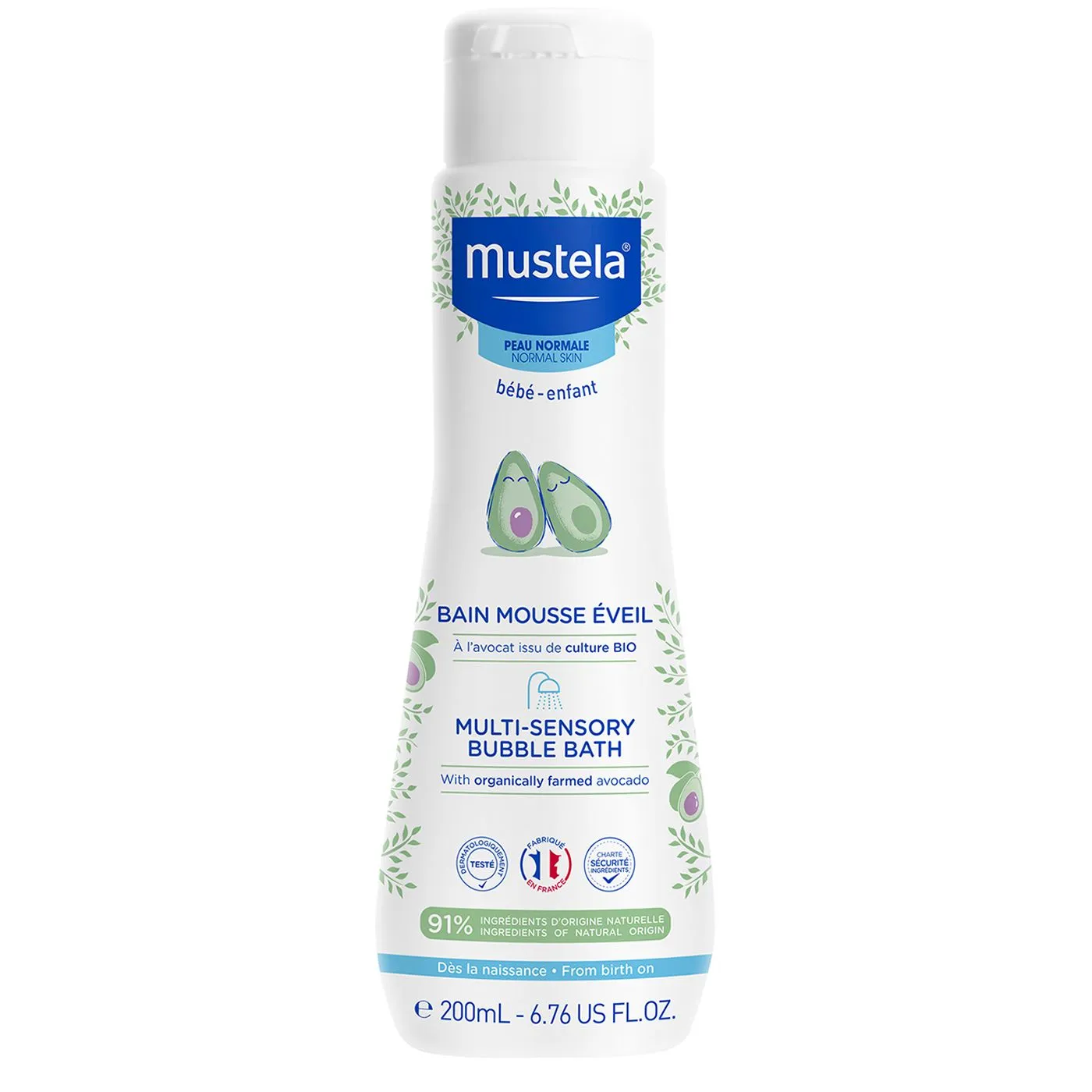 Mustela Multi Sensory Bubble Bath Wash 200 ML