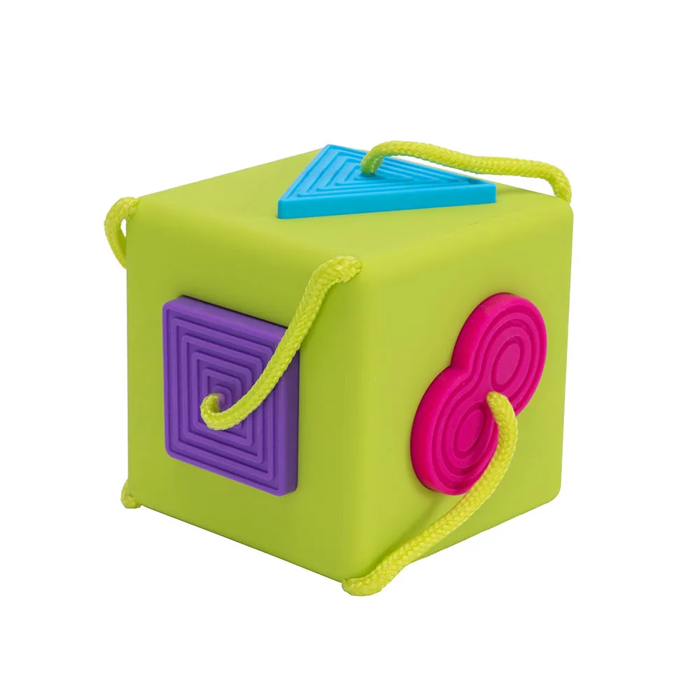 Oombee Cube Shape Sorter | Tactile Exploration Toy