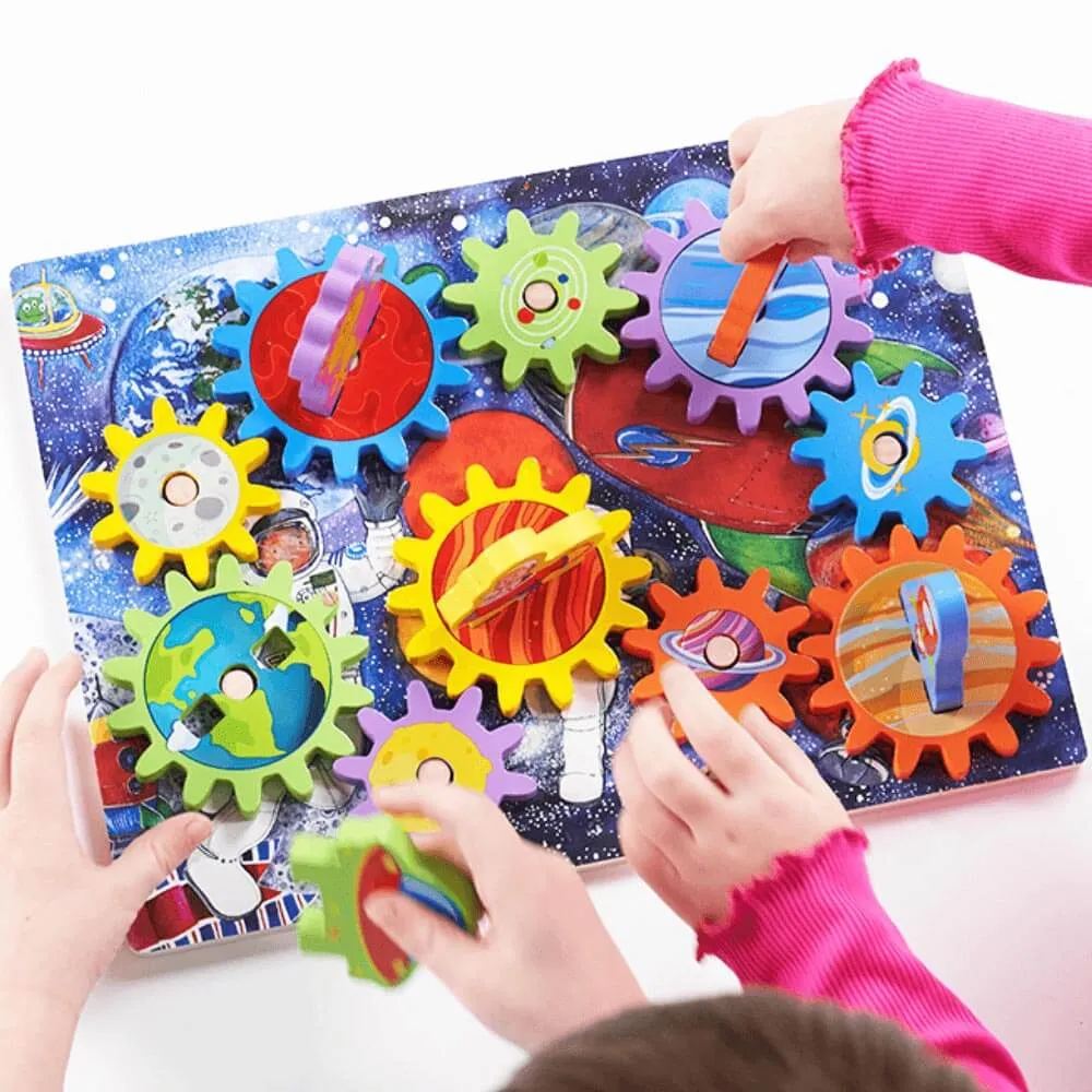 Planet Gear Puzzle - Space Puzzle