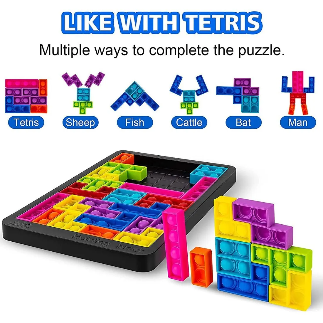 Pop Fidget Sensory Stress Relief Puzzle Game | 26 Pcs