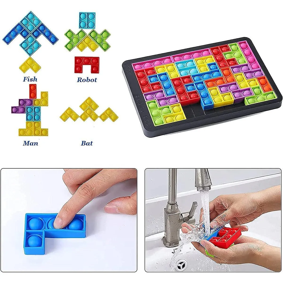 Pop Fidget Sensory Stress Relief Puzzle Game | 26 Pcs