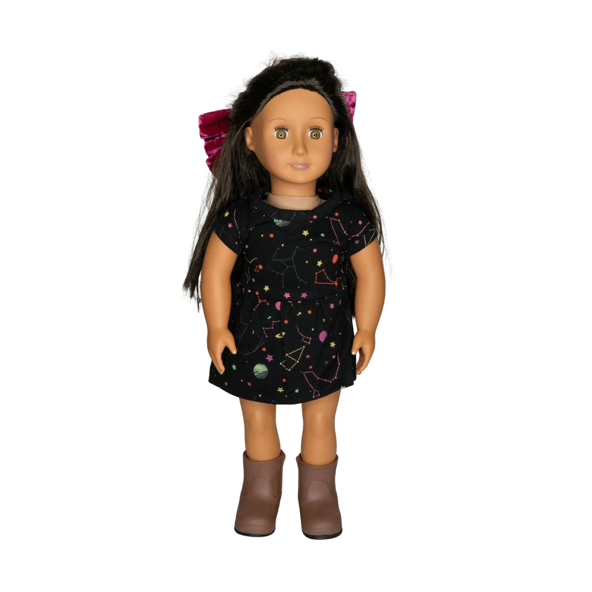 Rainbow Constellations Doll Dress