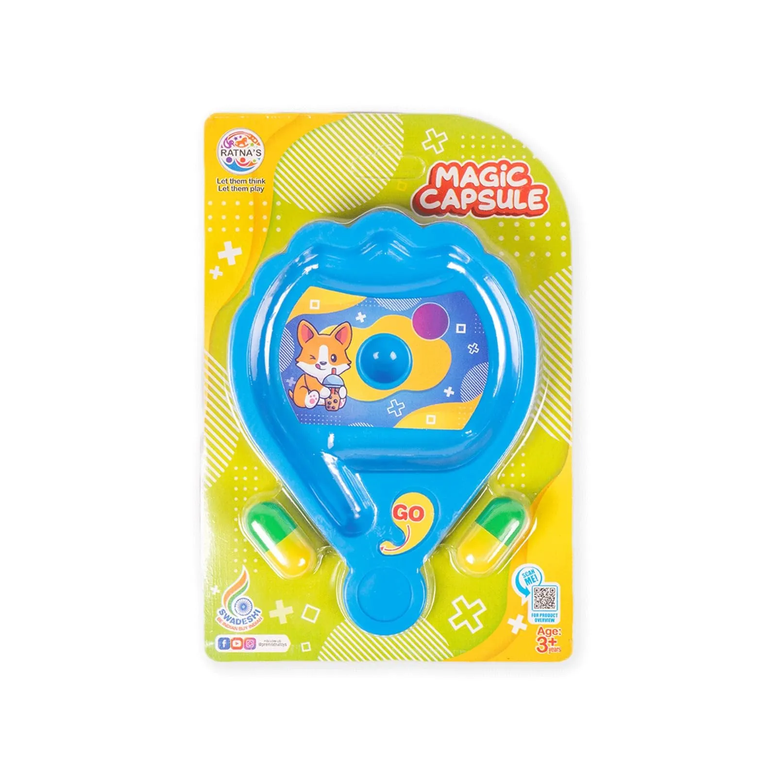 RATNA'S Magic Capsule Challenging Balancing Party Game Tabletop Travelling Miniature Toys for Kids & Adults