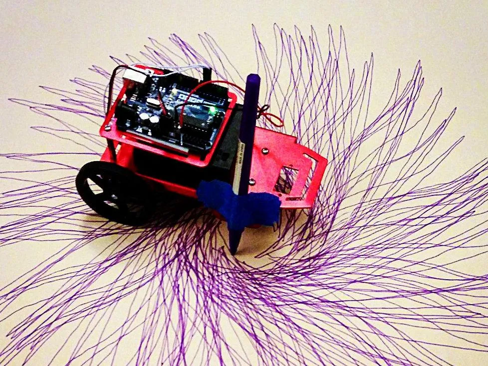 Red Rover Robot Chassis Kit with DC Motors and Motor Controller