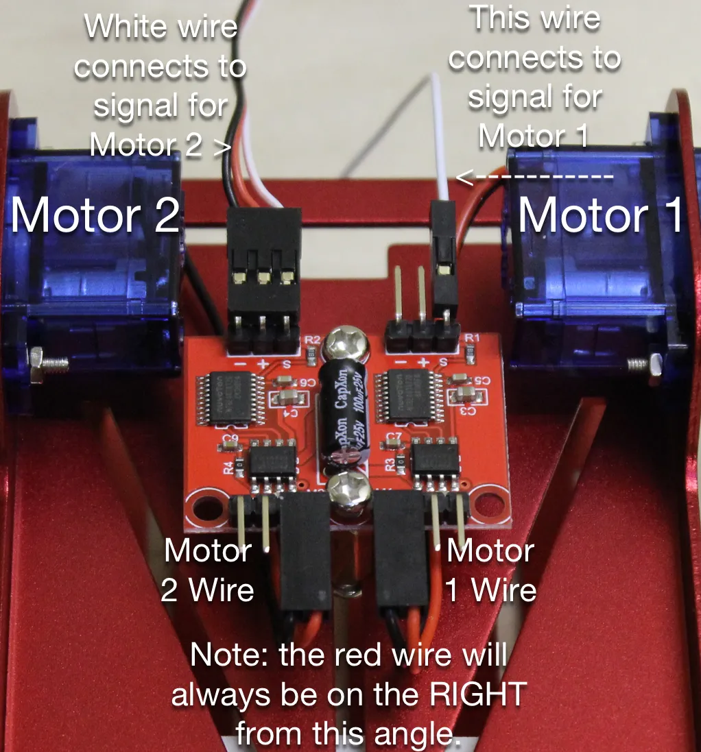 Red Rover Robot Chassis Kit with DC Motors and Motor Controller