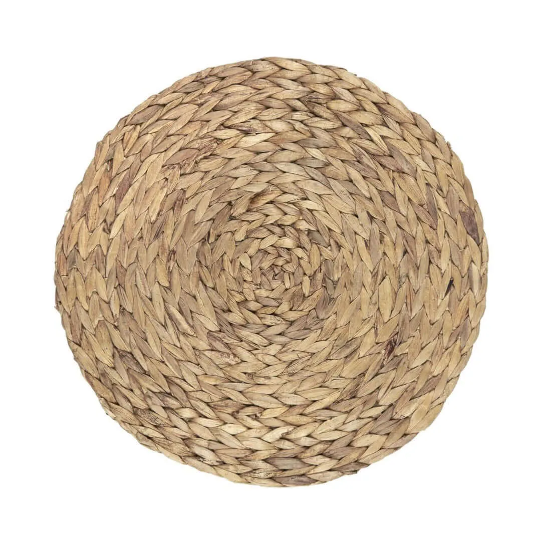 Round Placemat Water Hyacinth