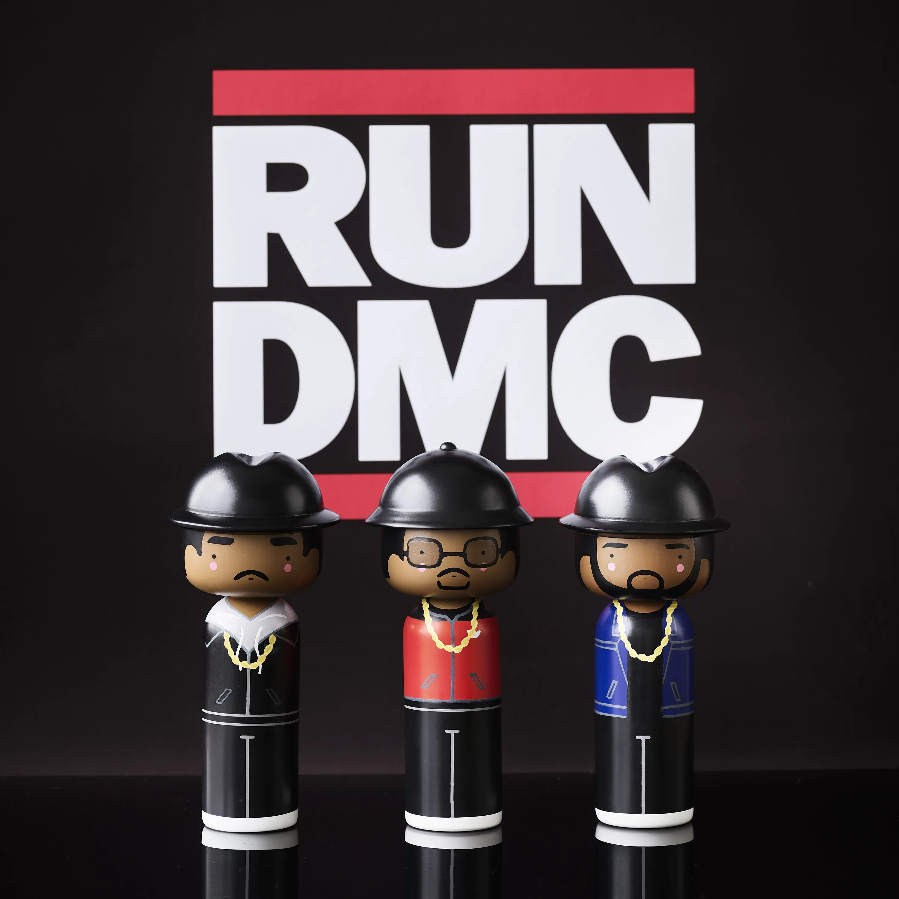Run-D.M.C - Jason 'Jam-Master Jay' Mizel Kokeshi Doll