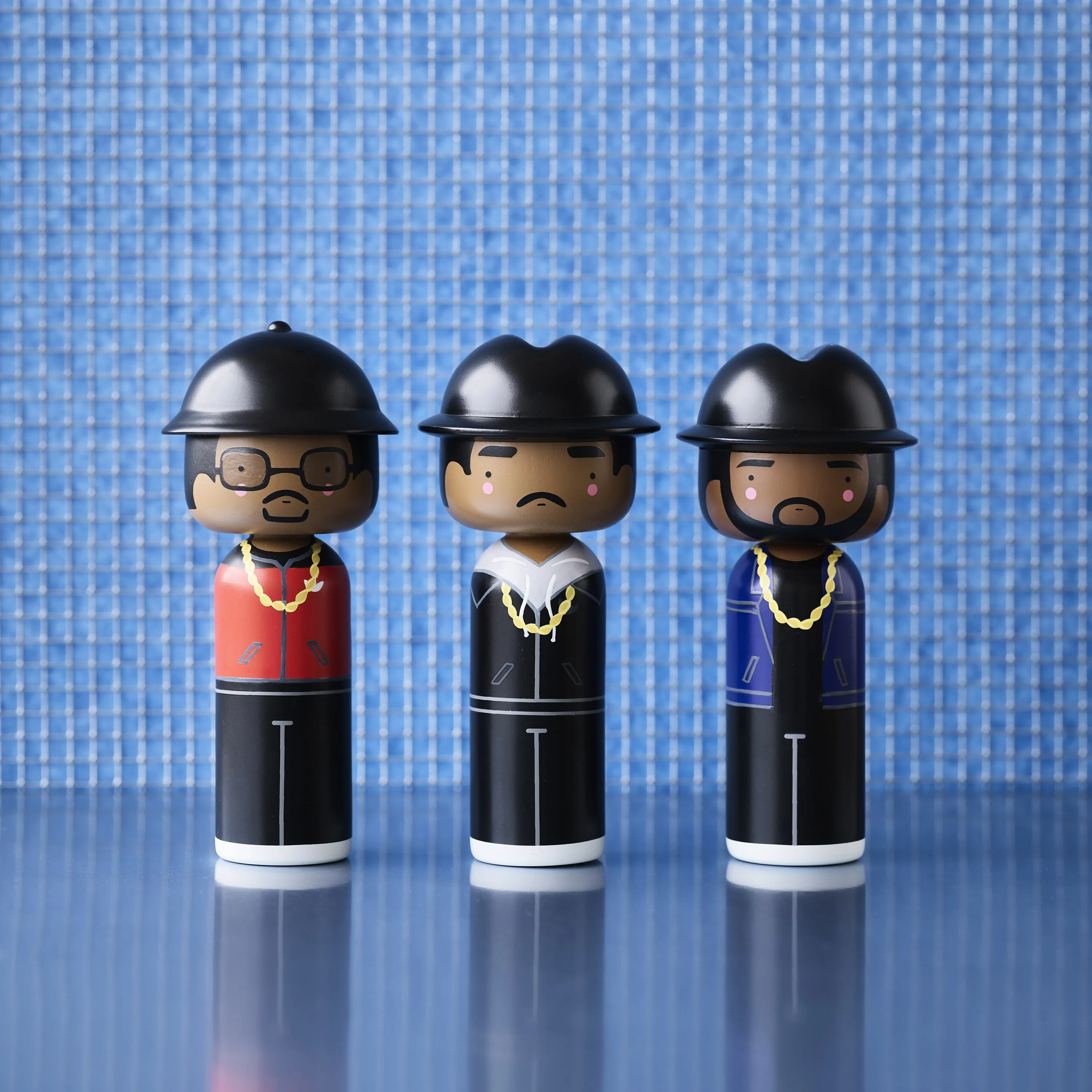 Run-D.M.C - Jason 'Jam-Master Jay' Mizel Kokeshi Doll