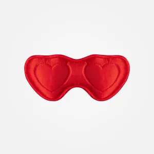 Sex & Mischief - Amor Red Heart Blindfold Eye Mask