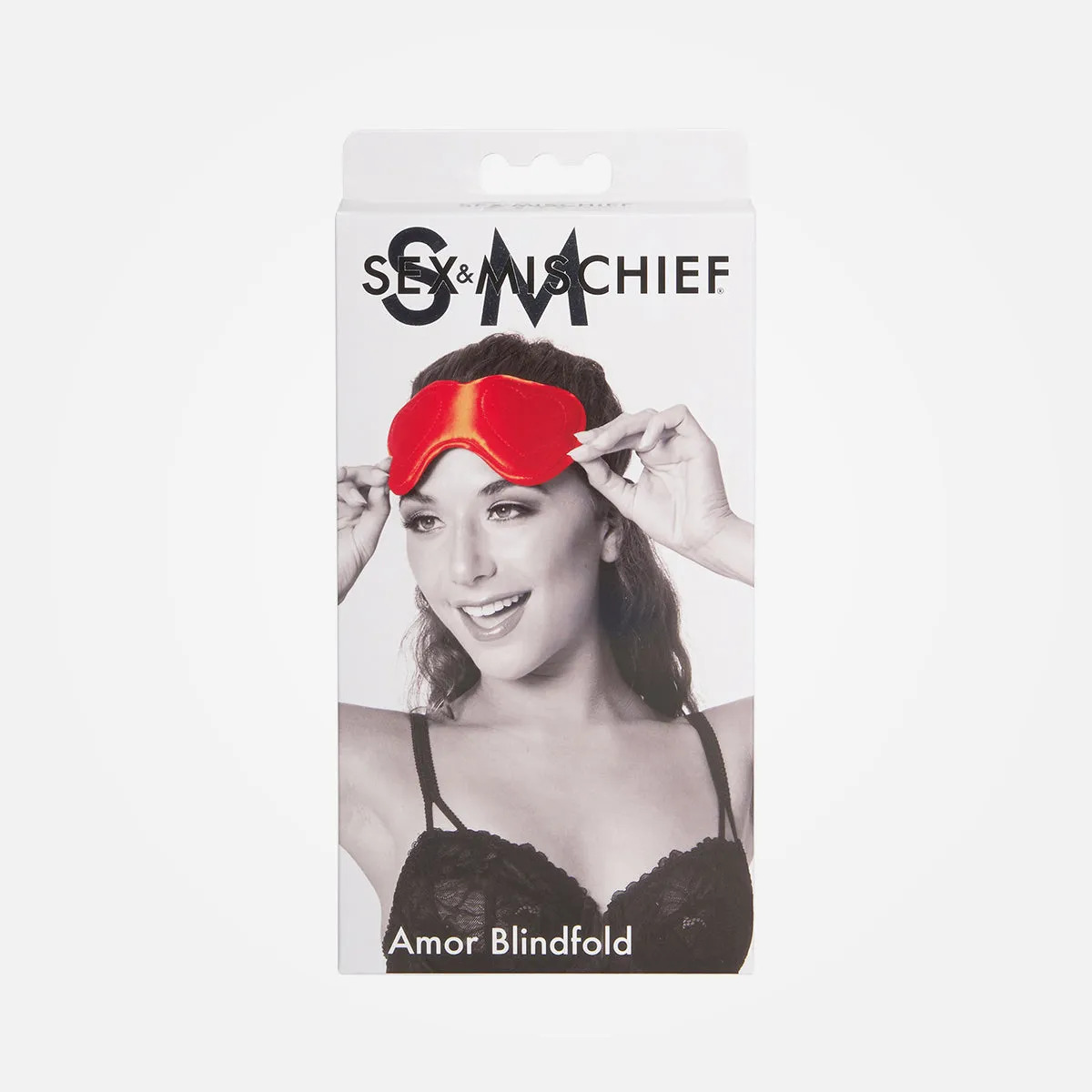 Sex & Mischief - Amor Red Heart Blindfold Eye Mask