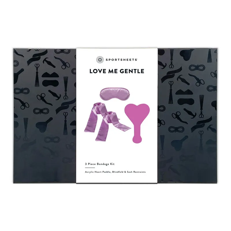 Sportsheets Love Me Gentle 3-Piece Bondage Kit Purple