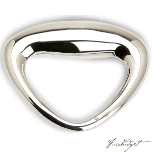 Sterling Silver Triangular Baby Rattle