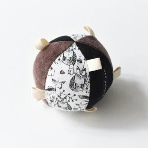 Taggy Ball with Rattle Woodland