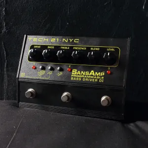 Tech 21 SansAmp Programmable Bass Driver DI Pedal