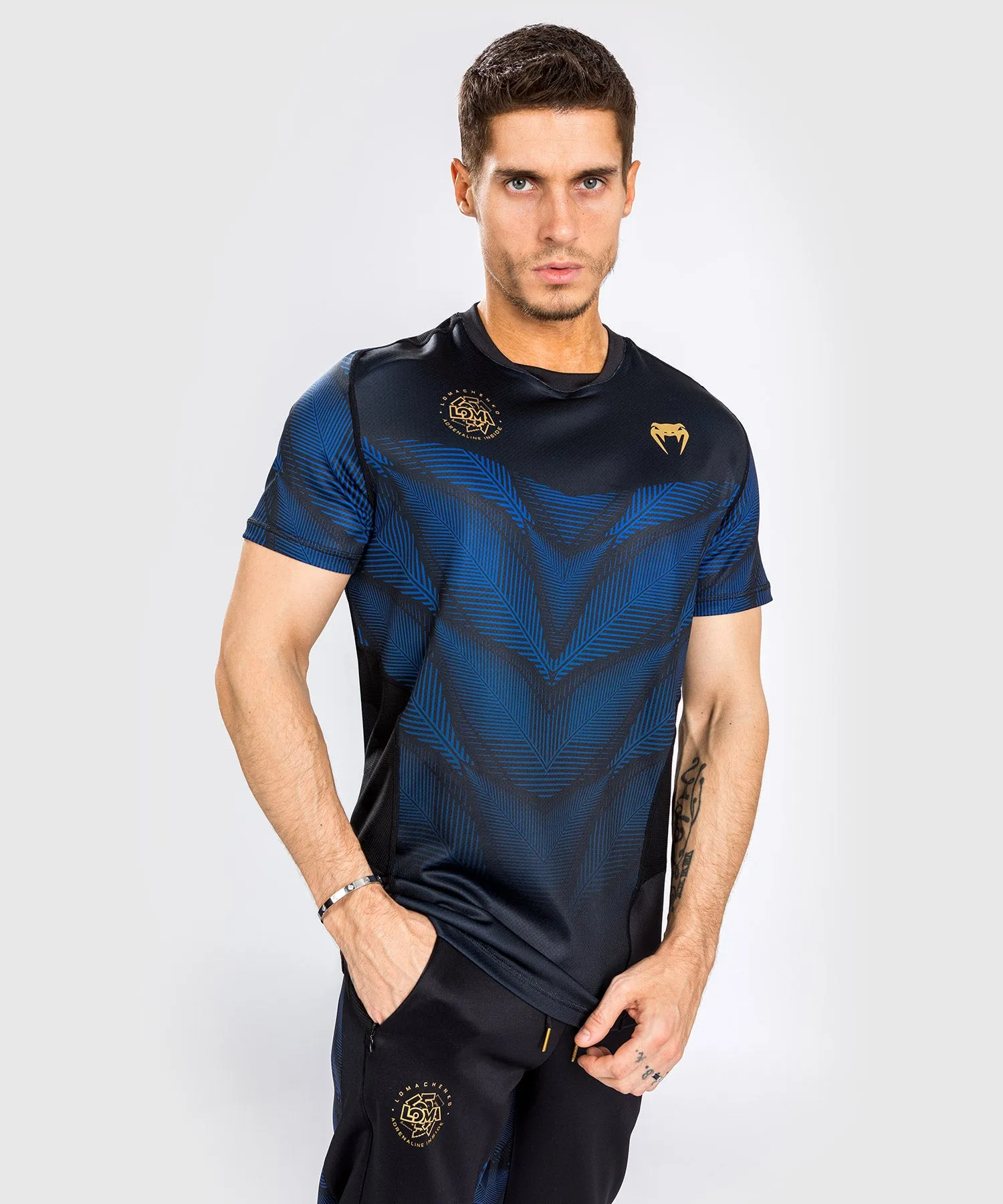 Venum Phantom Loma Dry Tech T-shirt - Black/Blue