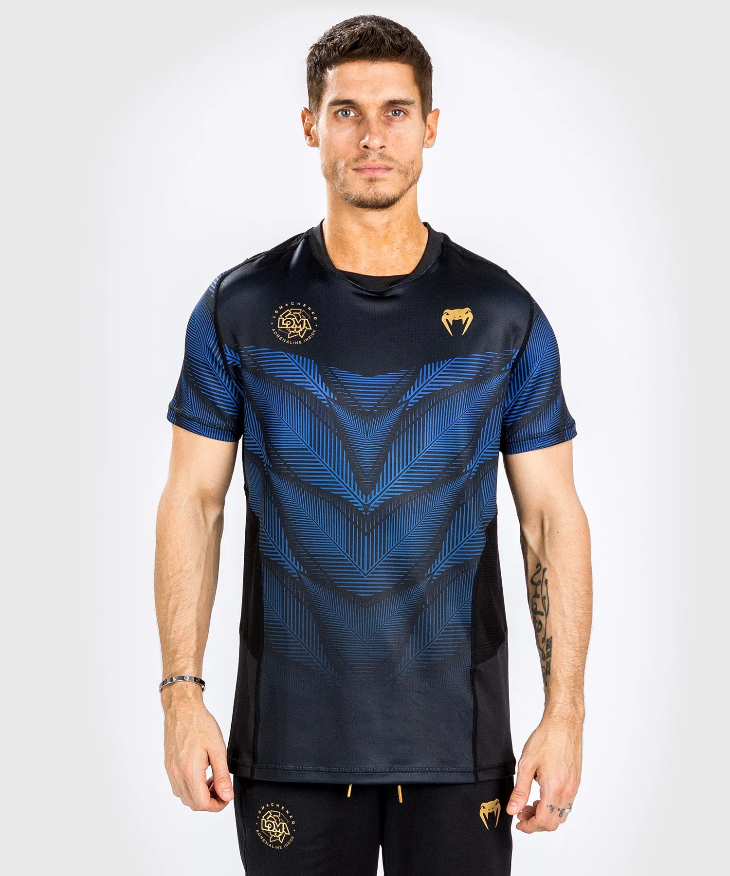 Venum Phantom Loma Dry Tech T-shirt - Black/Blue