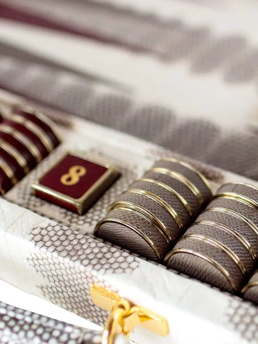 Water Snake Backgammon Board by Geoffrey Parker