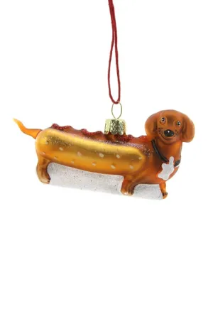  Weiner Pup Hot Dog  Ornament