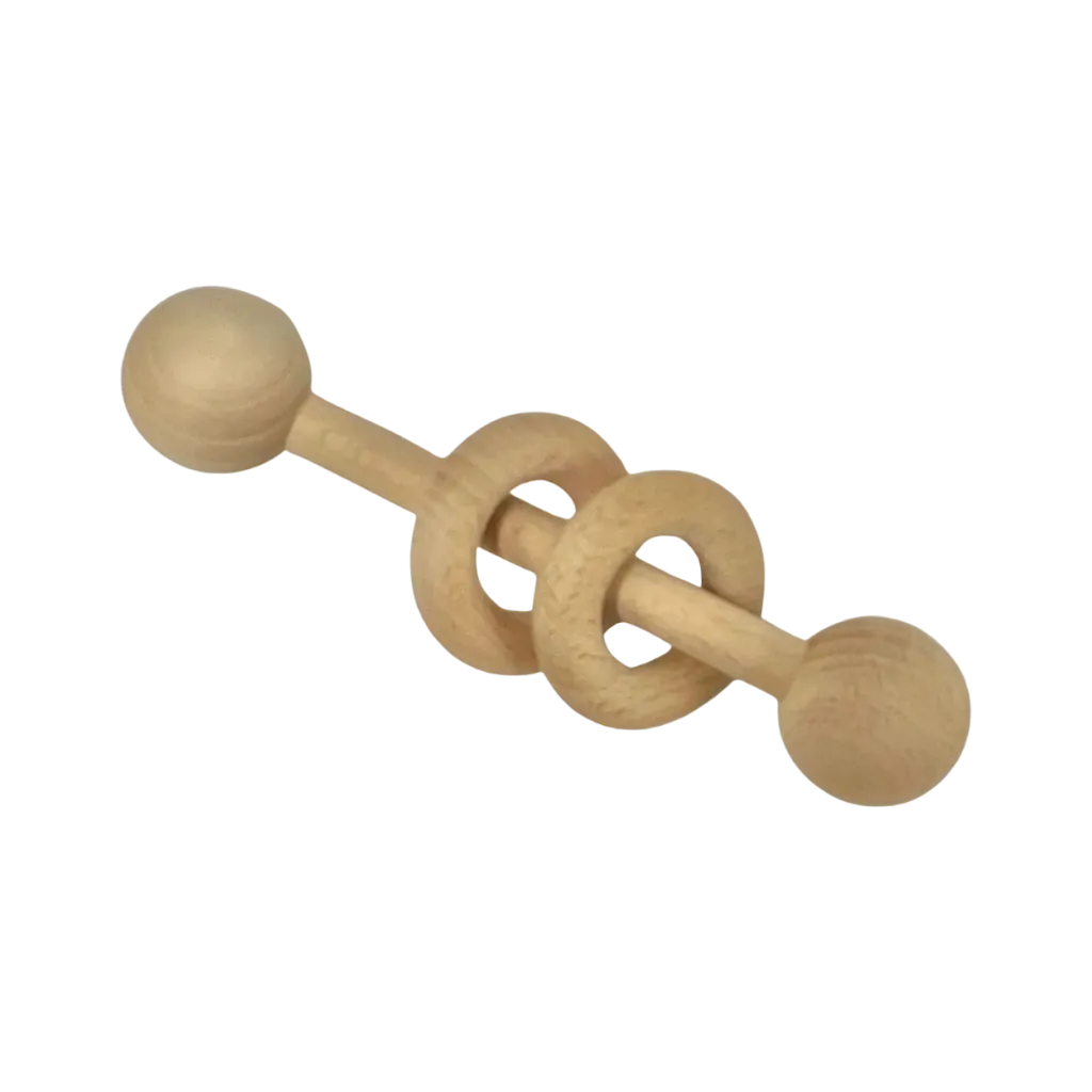 Wooden Rattle Teether