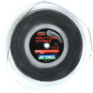 Yonex Poly Tour Strike 125 16Lg Black Tennis 200M String Reel