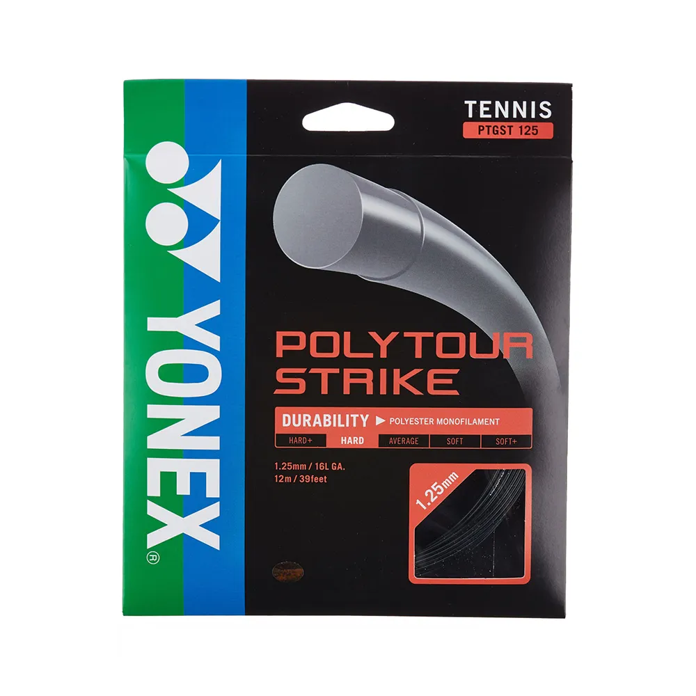 Yonex Poly Tour Strike 125 Pack - Cool Black
